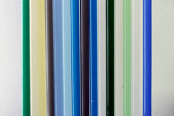 モレッティのガラス棒　 15色15本10ＣＭ 1枚目の画像