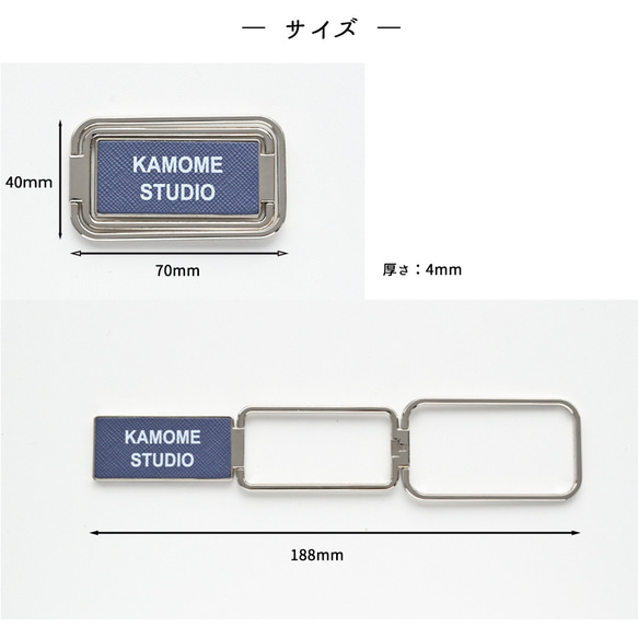 スマホショルダー 多機能リング クリアケース ストラップ付 【 サフィアーノレザー 】 名入れ 縦動画対応 FN02K 9枚目の画像