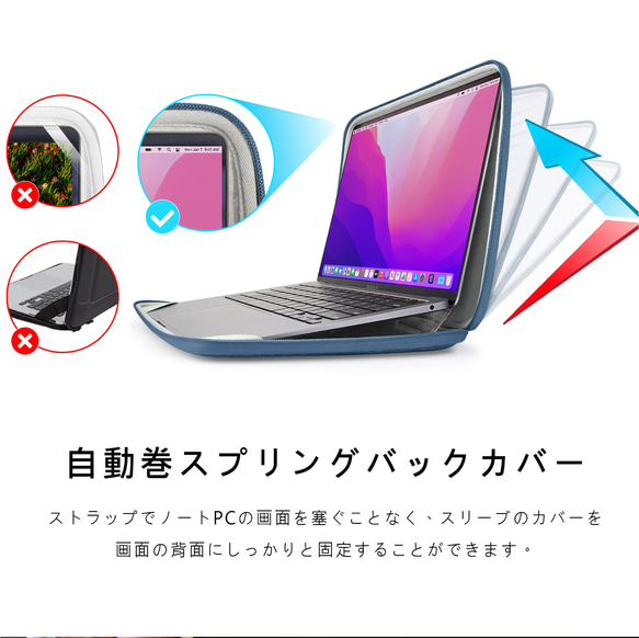 COZI - Smart Sleeve 13/14 硬殼支架電腦包筆電包保護套-13-14吋M1-M3 MacBook 第13張的照片