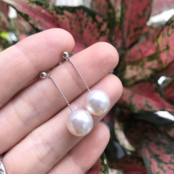 ピアス白蝶真珠