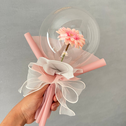 花 アートフラワーブーケ アートフラワー 花 ガーベラ プレゼント 机