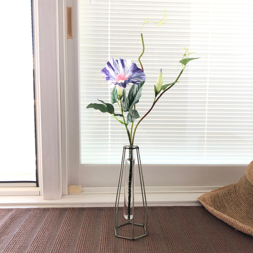 夏の風物詩 江戸風情「変化咲きあさがお」フェイクウォーターの