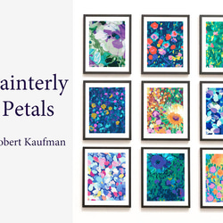 カットクロス Robert Kaufman Painterly Petals SRKD-19149-205 7枚目の画像
