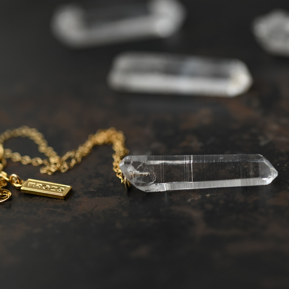 哥倫比亞水晶礦物寶石項鍊【金屬配件可用，寶石可用】手工天然石材配件 第1張的照片