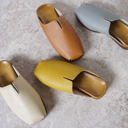 ゆったりスクエアサボ (CHILL) 靴 日本製 国産素材 【5～14日以内発送】 10枚目の画像