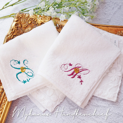 【超貴重！】初期IRON MAIDEN  直筆サイン入りハンカチ(^_−)−☆ ミコノス 今治タオルハンカチ 誕生日プレゼント 女友達 プレゼント