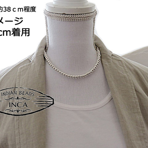 ナバホパール ロンデル ビーズネックレス ナバホ シルバー925 ナバホパール ロンデル ビーズネックレス ナバホ シルバー925