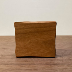 キノコの置物 木彫り 台付き【素材：ブラックウォルナット/ブラックチェリー】（No.S1004） 17枚目の画像
