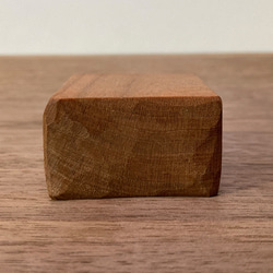 キノコの置物 木彫り 台付き【素材：ブラックウォルナット/ブラックチェリー】（No.S1004） 13枚目の画像
