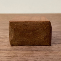 キノコの置物 木彫り 台付き【素材：ブラックウォルナット/ブラックチェリー】（No.S1004） 15枚目の画像