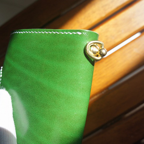 受注製作】【送料無料】ルガトショルダーのバイカーズウォレット