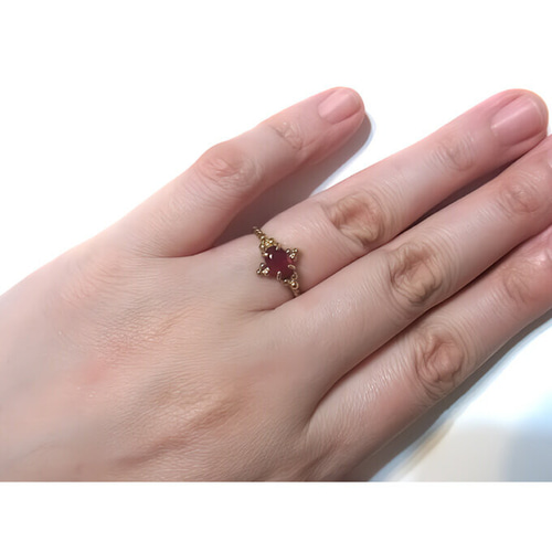 ルビー アンティーク風粒金リング 指輪・リング Luciole Serpette 通販