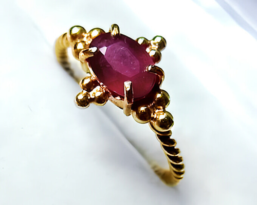 ゴールド 風ルビーリング e1835bb8563bae181f8bcb35459ba9