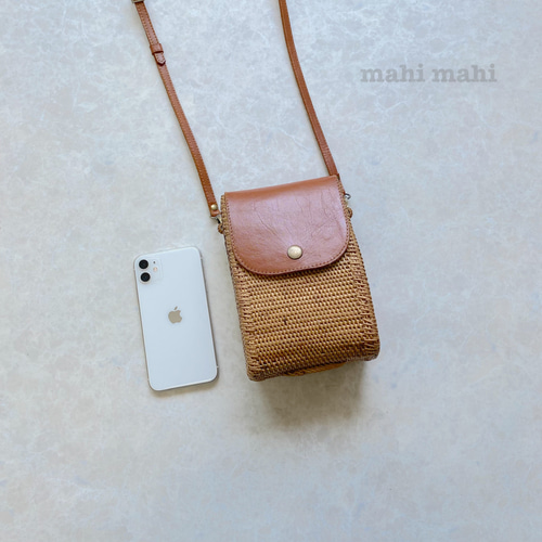 スマホショルダーでちょこっとお出かけ♪ スマホかごショルダーでちょこっとお出かけ♪ スマホポシェット