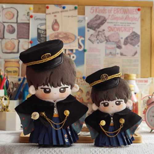 20cm完売レア限定着せ替えぬいぐるみ服♪隊服 ぬいぐるみ服 20cm 軍服 ぬい服 着せ替え 王冠 豪華 推し活 推し