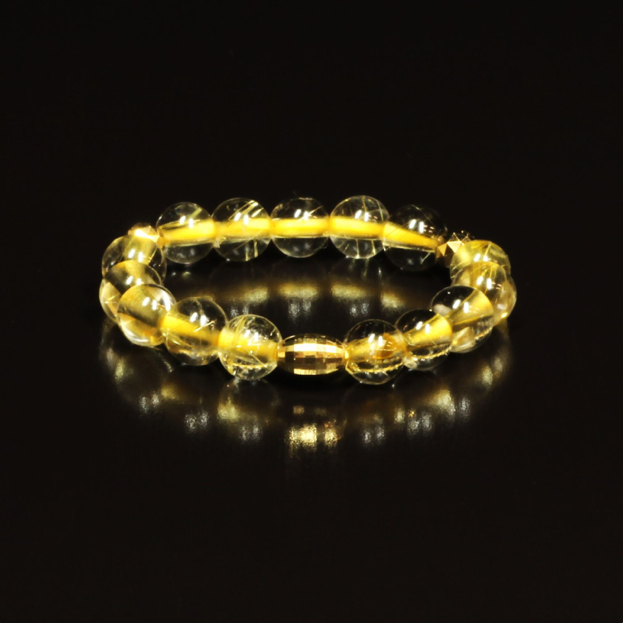 【至高の指輪】ゴールドルチル K18トライアングルカット ナツメミラーボールカットリング ＧＲＫｒ１ 号数選択可 贈り物