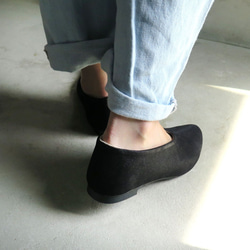 【人氣黑色系列！ ] Kasuri 黑色皮革高跟鞋❄︎日本製造❄︎ 第8張的照片