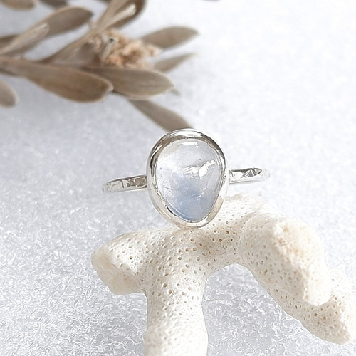 d様 デュモルチェライトインクォーツ リング 14号