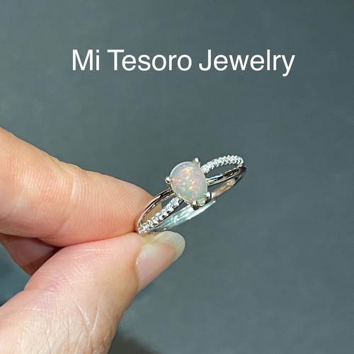 Mi Tesoro Daily Jewelry Butterfly Opal Ring