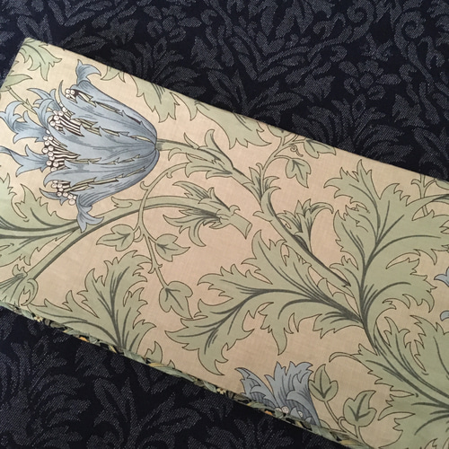 ウィリアムモリス ピンパーネル アネモネ 半幅帯 リバーシブル るり