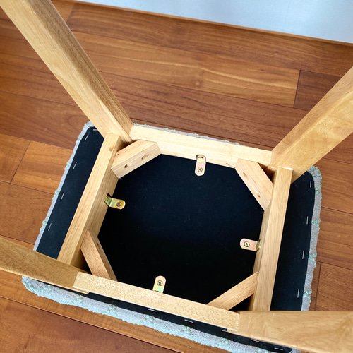 はるさん専用 ミナペルホネン ハンドメイド スツール タンバリン 生地 チェア スツール ミナペルホネン - チェア・椅子の人気通販 | minne