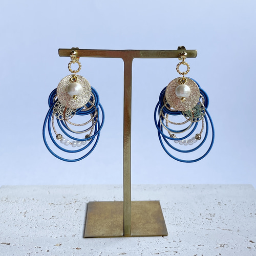 紡】水引のピアス／イヤリング ピアス（フック・チェーン） HANAHANA