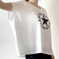 ★アンティークスターTシャツ★カフェロゴ風ドルマンスリーブTシャツ（受注生産） 20枚目の画像