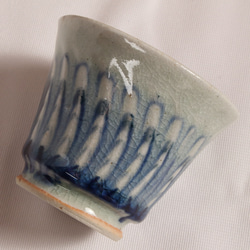 御深井削紋冷酒盃　輪形 5枚目の画像