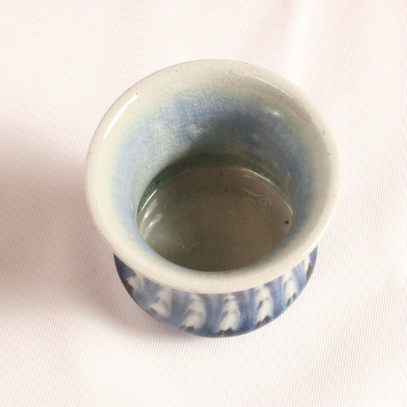 御深井削紋冷酒盃　鼓 4枚目の画像
