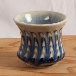 御深井削紋冷酒盃　鼓 1枚目の画像