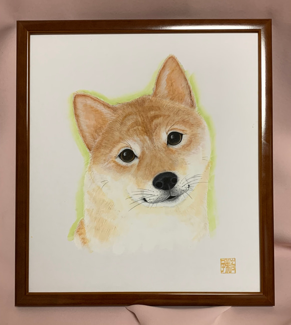 【原画】優しい柴犬さん 1枚目の画像