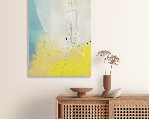 アートパネル 60×80 水晶絵 F021230 風水 錦鯉 壁掛けパネル 絵