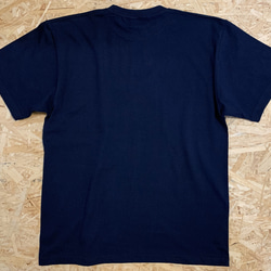 干支紋Tシャツ／襟下紋付チビドラゴン／白龍 3枚目の画像