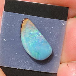 せせらぎのキラメキ♡ナチュラルボルダーオパール ルース 03 天然石 天然色 16枚目の画像