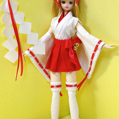 ジェニー・オビツ27女性・ハッシュタグリカ対応☆コスプレ巫女ちゃん