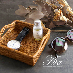 ◆翌日出荷◆　持ち手付きスクエアトレイ♪プレゼントにも最適！ 小物入れ Ａ０６ 4枚目の画像