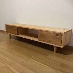 テレビボード 1800 無垢材 厳選 全7色 ハイ&ロー テレビ台 テレビ台