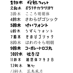 再注文　ウォールナット表札　ネームプレート　看板　オーダーメイド 5枚目の画像