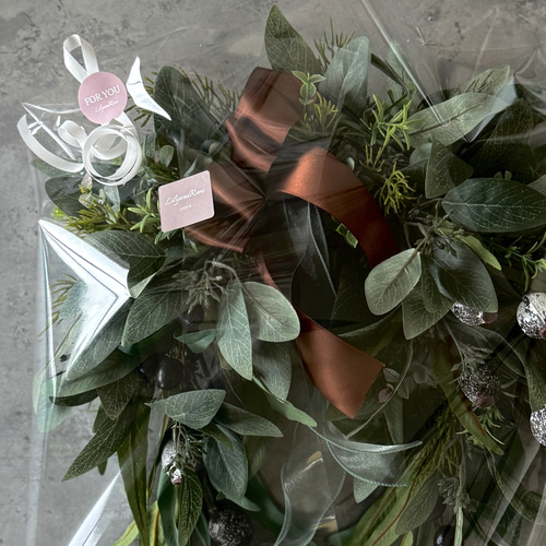 再販 <幸せが降り注ぐ 馬蹄形リース> 『Nordic - Eucalyptus 再販 <幸せが降り注ぐ 馬蹄形リース> 『Nordic - Eucalyptus