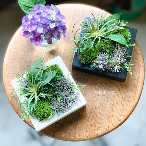 3WAY (壁掛け・置き型) [グリーンアートフレーム]アーティフィシャル