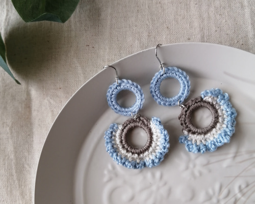 ■agnes b.■CROCHET 耳環 かぎ針編みのピアス/送料込 hqdefault.jpg