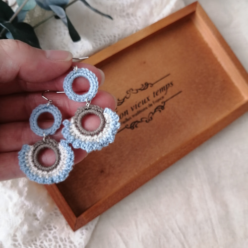 ■agnes b.■CROCHET 耳環 かぎ針編みのピアス/送料込 maxresdefault.jpg