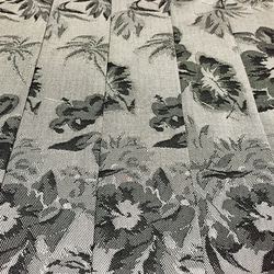 【1点もの・デザイン画付き】アシメトリー綿ジャガード生地プリーツスカート（KOJI TOYODA） 10枚目の画像