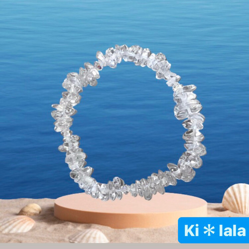 crystal・水晶さざれ石・ブレスレット ブレスレット Ki＊lala