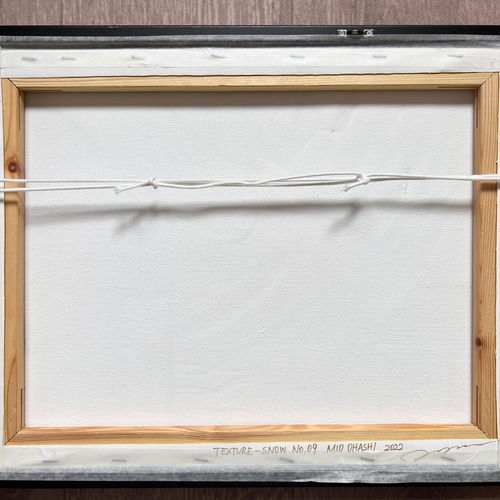 SNOW - ホワイト 白 グレー 石 岩 絵画 おしゃれ インテリア 海外風