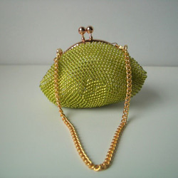 Beaded Purse --Shine Muscat-- (S) 内布：Margaret Annie 5枚目の画像