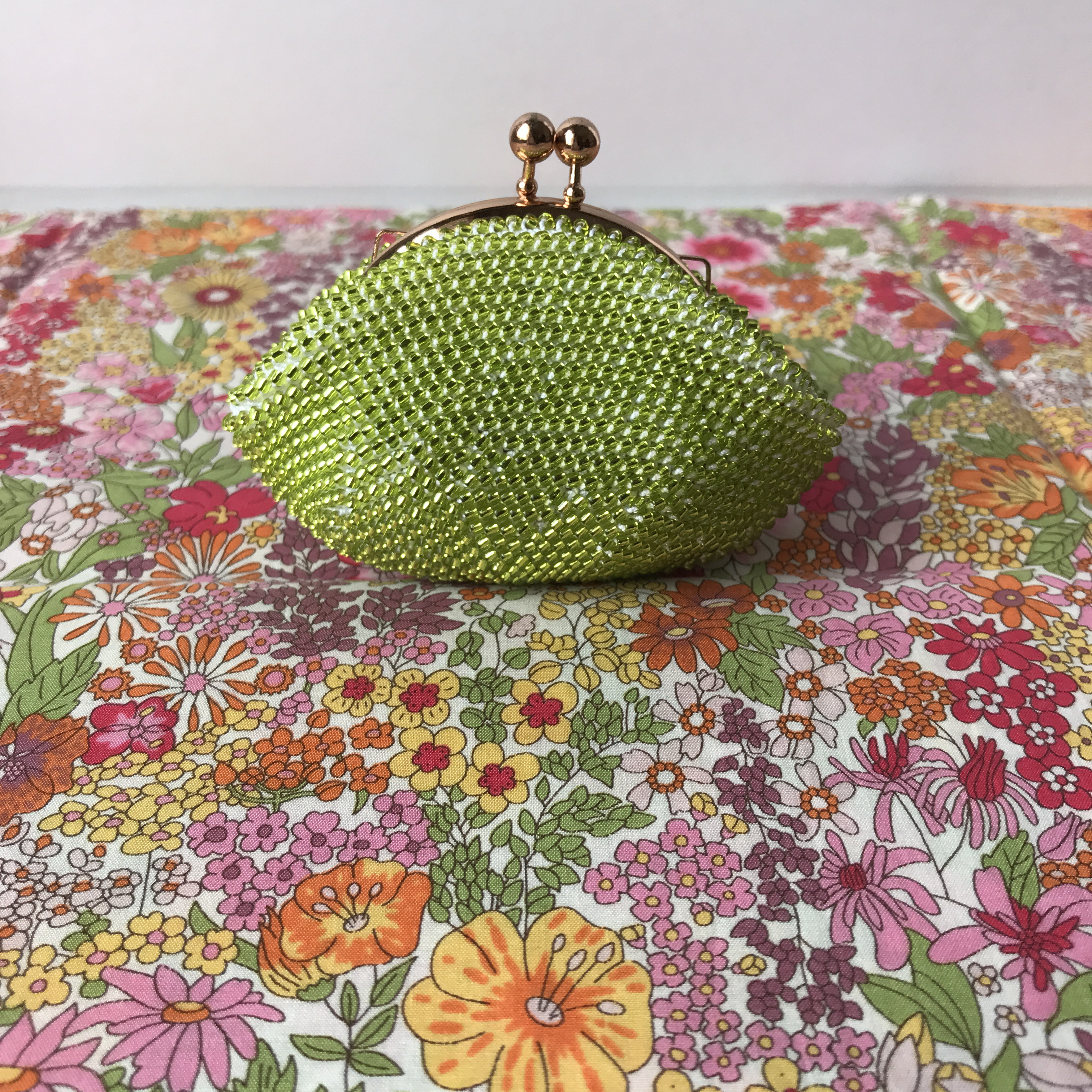 Beaded Purse --Shine Muscat-- (S) 内布：Margaret Annie