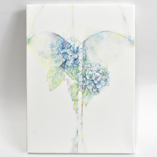 あめあじさい 絵画 しろいろ 通販 16170294｜Creema(クリーマ)