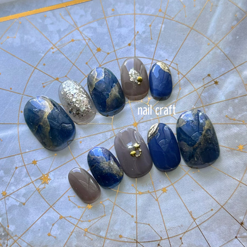 天体観測 ネイルチップ（つけ爪） nail craft 通販 16170556｜Creema  