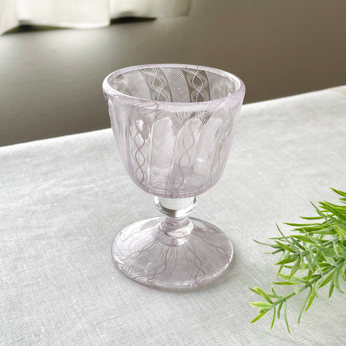 イタリアムラーノガラス　デザートカップ　5個 イタリアムラーノガラスデザートカップ5個